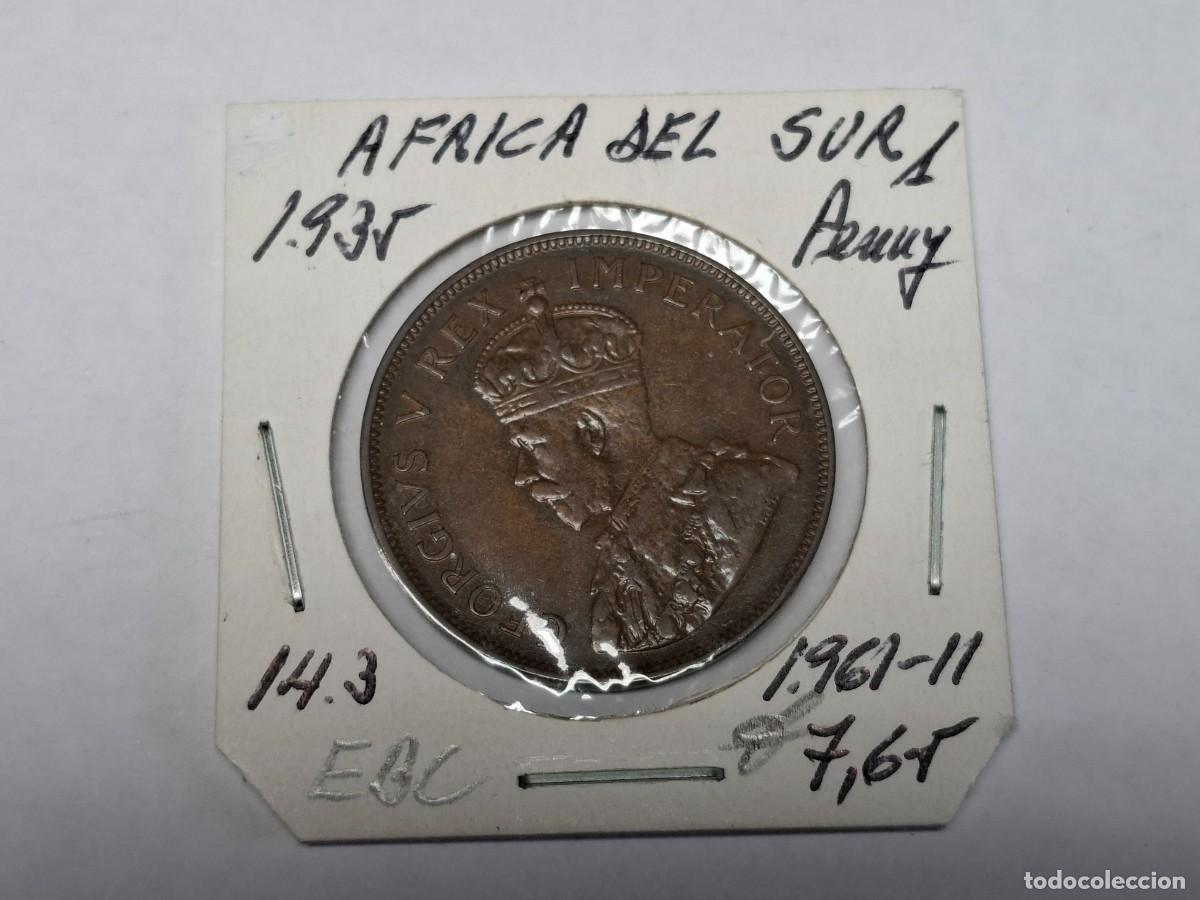 Monedas antiguas de &Aacute;frica: 1 de PENNY de 1935 KM 14.3 AFRICA DEL SUR en EBC