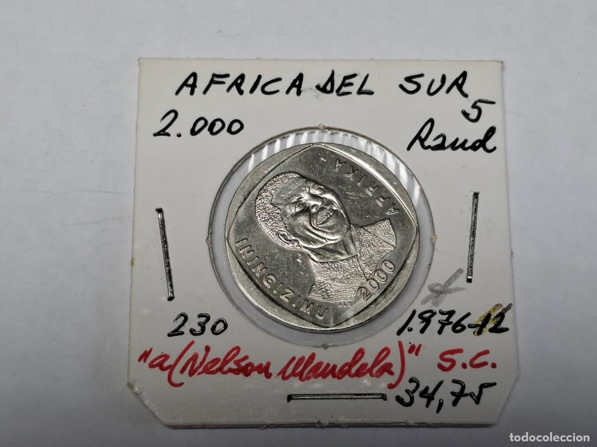 Monedas antiguas de &Aacute;frica: 5 RANDS del 2000 Km 230 AFRICA DEL SUR en SIN CIRCULAR