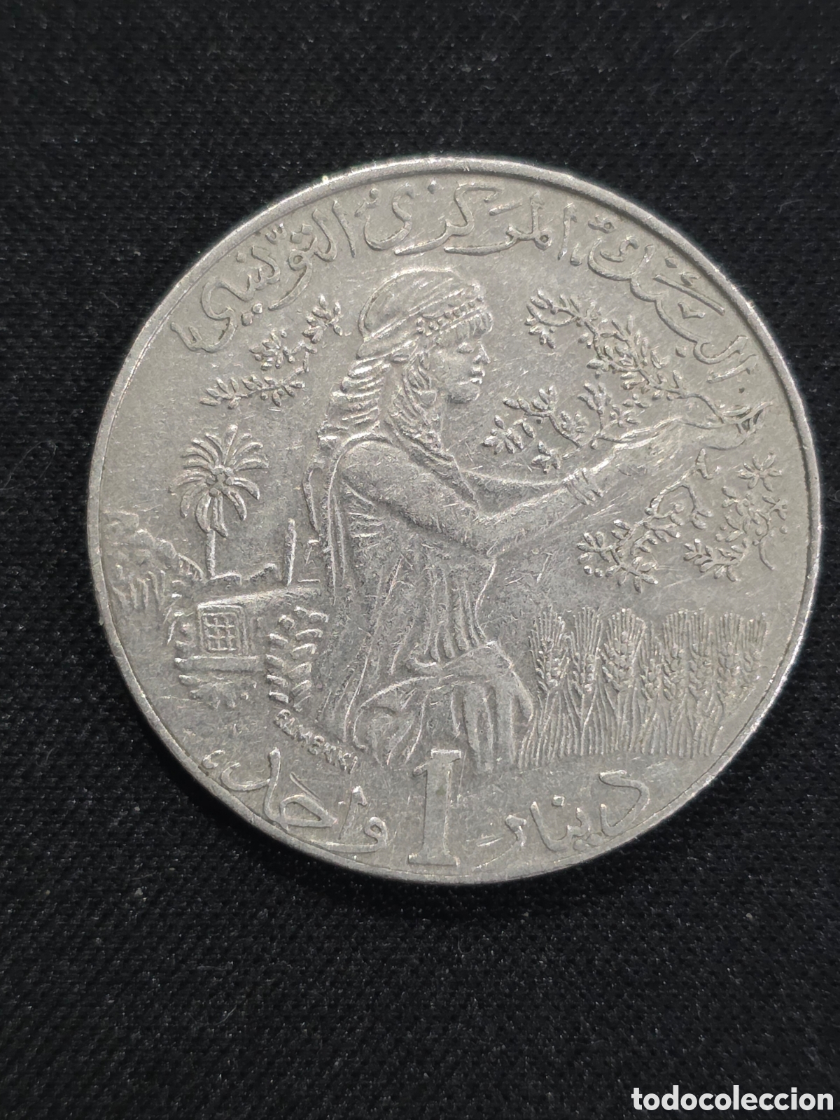 Monedas antiguas de &Aacute;frica: T&uacute;nez 1 dinar 1997 - PEDIDO M&Iacute;NIMO 5&euro;