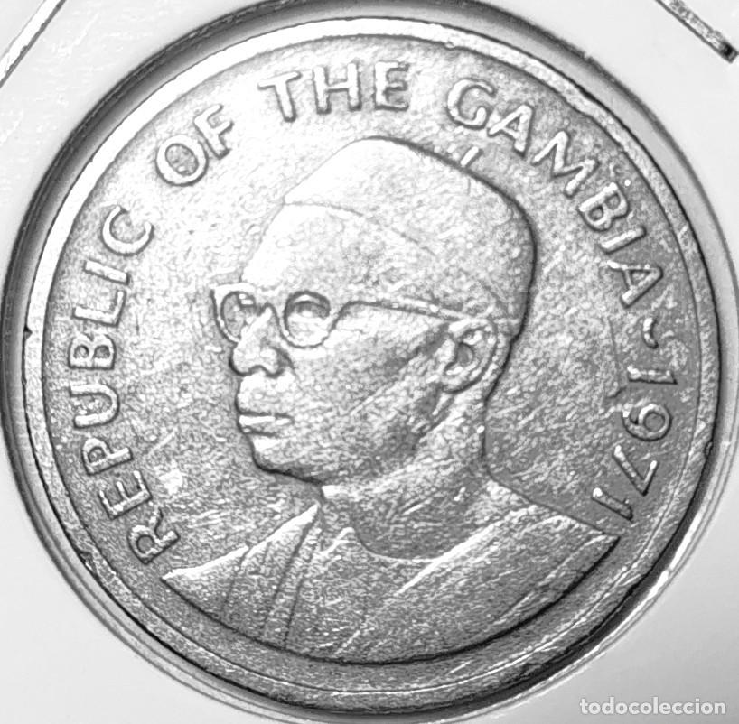 Monedas antiguas de &Aacute;frica: GAMBIA (1971-2023) - 25 BUTUTS 1974 - A - 5,65 GR. CUPRONIQUEL - DIAMETRO 23,60 mm - MB - KM#11