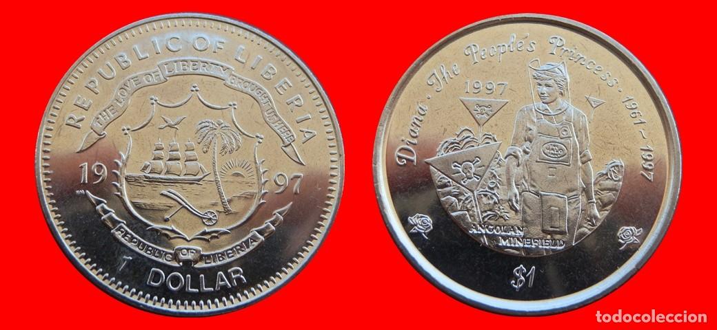Monedas antiguas de &Aacute;frica: 1 DOLAR 1997 SIN CIRCULAR LIBERIA-9632SC