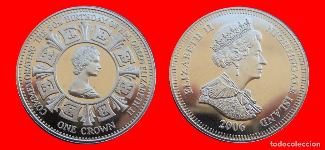 Monedas antiguas de &Aacute;frica: 1 CORONA 2006 SIN CIRCULAR ISLA RUISE&Ntilde;OR NIGHTINGALE-9648SC