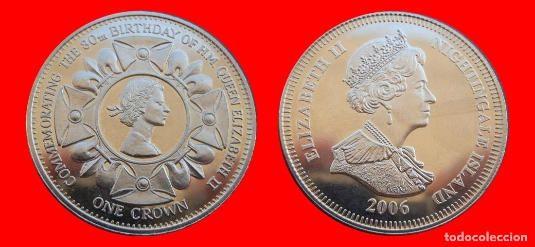 Monedas antiguas de &Aacute;frica: 1 CORONA 2006 SIN CIRCULAR ISLA RUISE&Ntilde;OR NIGHTINGALE-9649SC