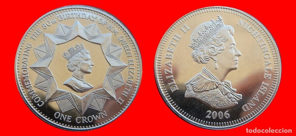 Monedas antiguas de &Aacute;frica: 1 CORONA 2006 SIN CIRCULAR ISLA RUISE&Ntilde;OR NIGHTINGALE-9650SC
