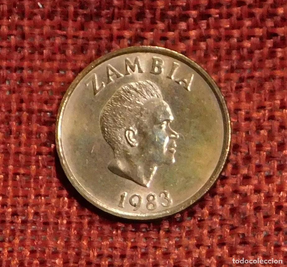 Monedas antiguas de &Aacute;frica: Zambia A&ntilde;o 1983 - 2 Two Ngwee