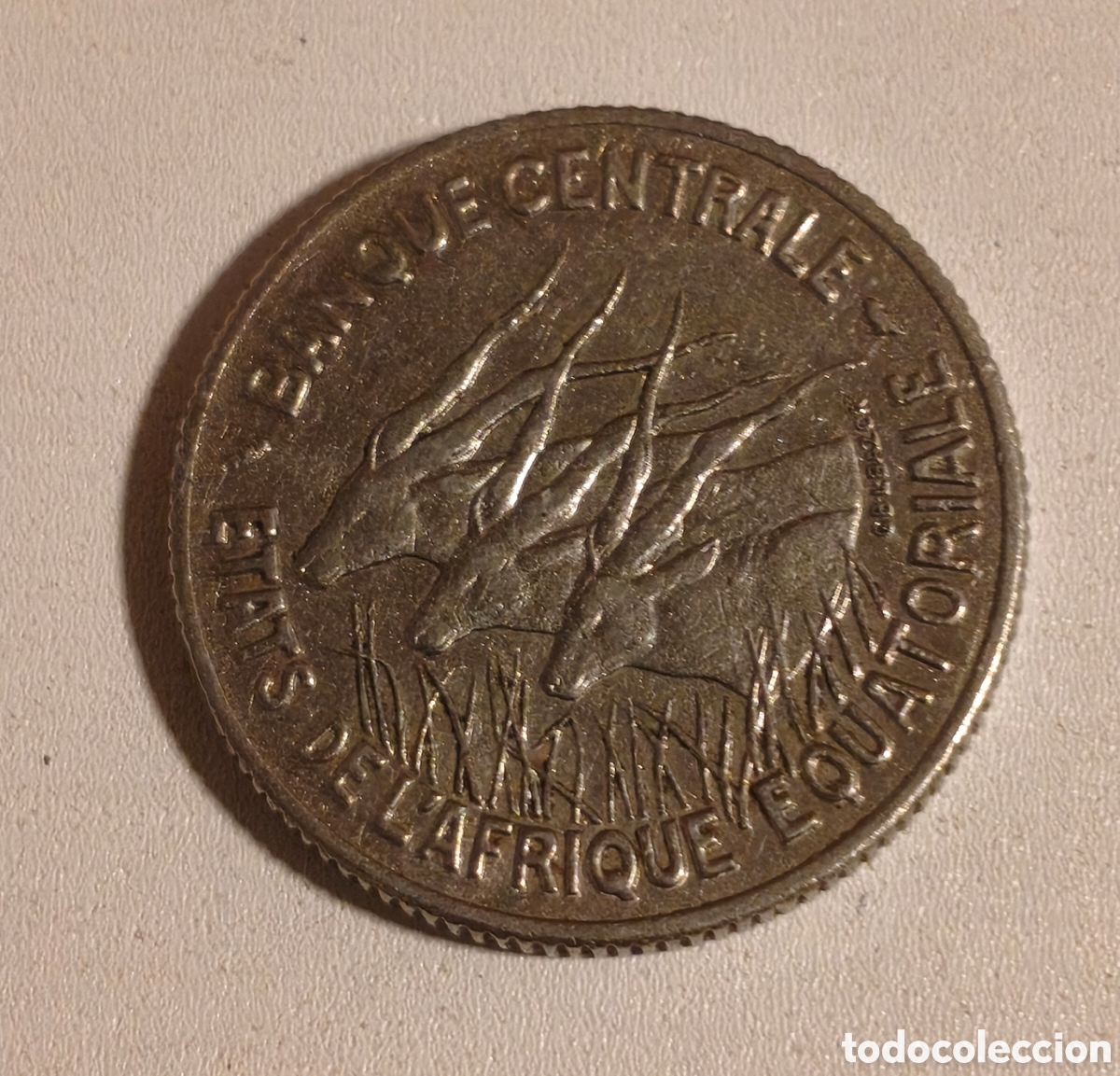 Monedas antiguas de &Aacute;frica: 100 FRANCOS ESTADOS DEL AFRICA ECUATORIAL 1966