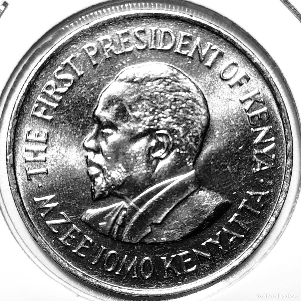 Monedas antiguas de &Aacute;frica: KENIA (1966-2018) - 1 SHILLING 1978 - A - 8 GR. CUPRONIQUEL - DIAMETRO 27,80 mm - KM#14 - MB