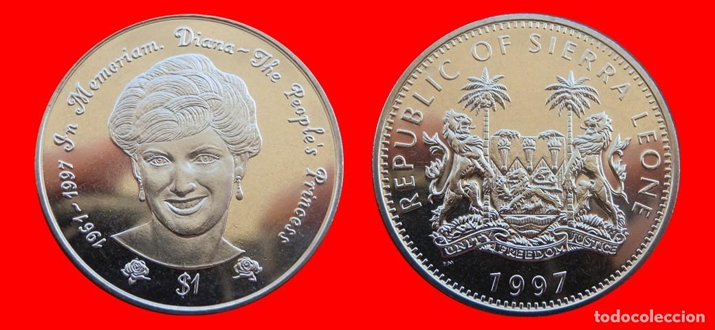 Monedas antiguas de &Aacute;frica: 1 DOLAR 1997 SIN CIRCULAR SIERRA LEONA-9671SC