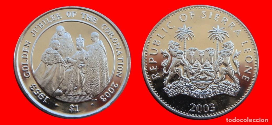 Monedas antiguas de &Aacute;frica: 1 DOLAR 2003 SIN CIRCULAR SIERRA LEONA-9672SC