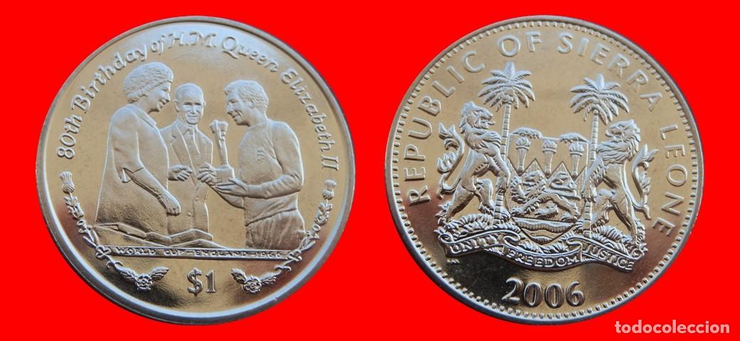 Monedas antiguas de &Aacute;frica: 1 DOLAR 2006 SIN CIRCULAR SIERRA LEONA-9674SC