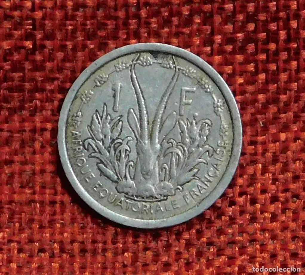 Monedas antiguas de &Aacute;frica: Africa Ecuatorial francesa - A&ntilde;o 1948 - 1 Franc