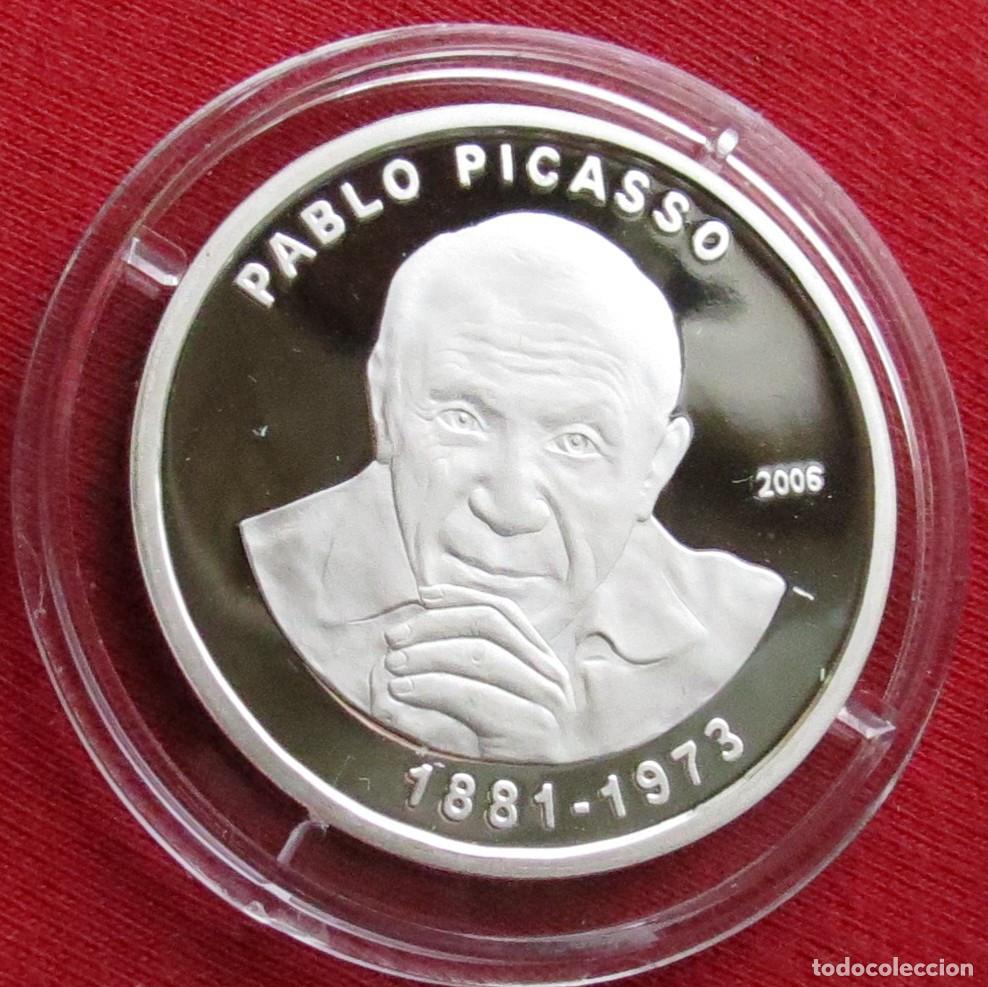 Monedas antiguas de &Aacute;frica: Costa de Marfil 1000 francos 2006 Pablo Picasso Cote d Ivoire