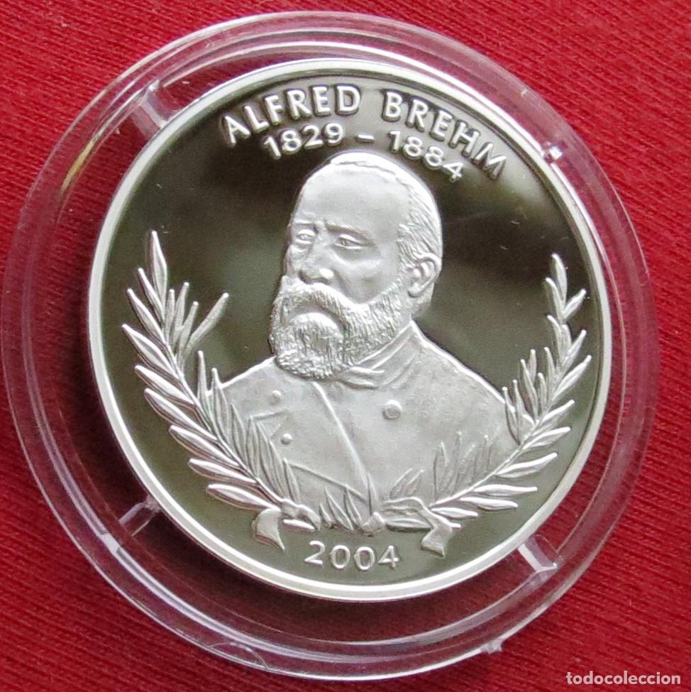 Monedas antiguas de &Aacute;frica: Benin 1000 francos 2004 Brehm
