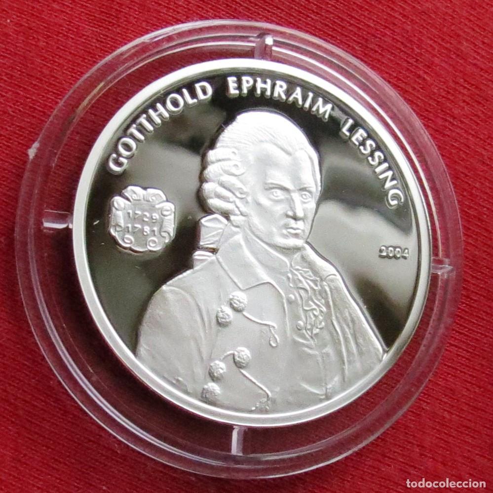 Monedas antiguas de &Aacute;frica: Benin 1000 francos 2004 Lessing