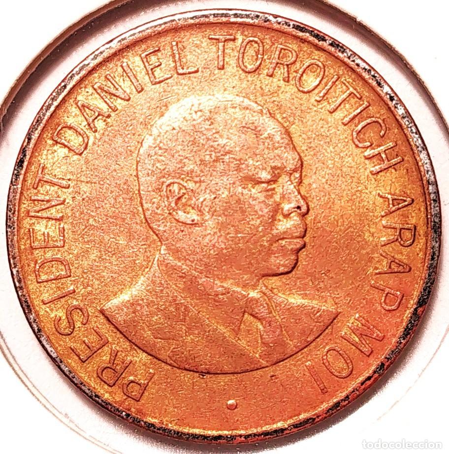 Monedas antiguas de &Aacute;frica: KENIA (1966-2018) - 1 SHILLING 1997 - A - 4,35 GR. ACERO LATONADO - DIAMETRO 22 mm - KM#29 - MB