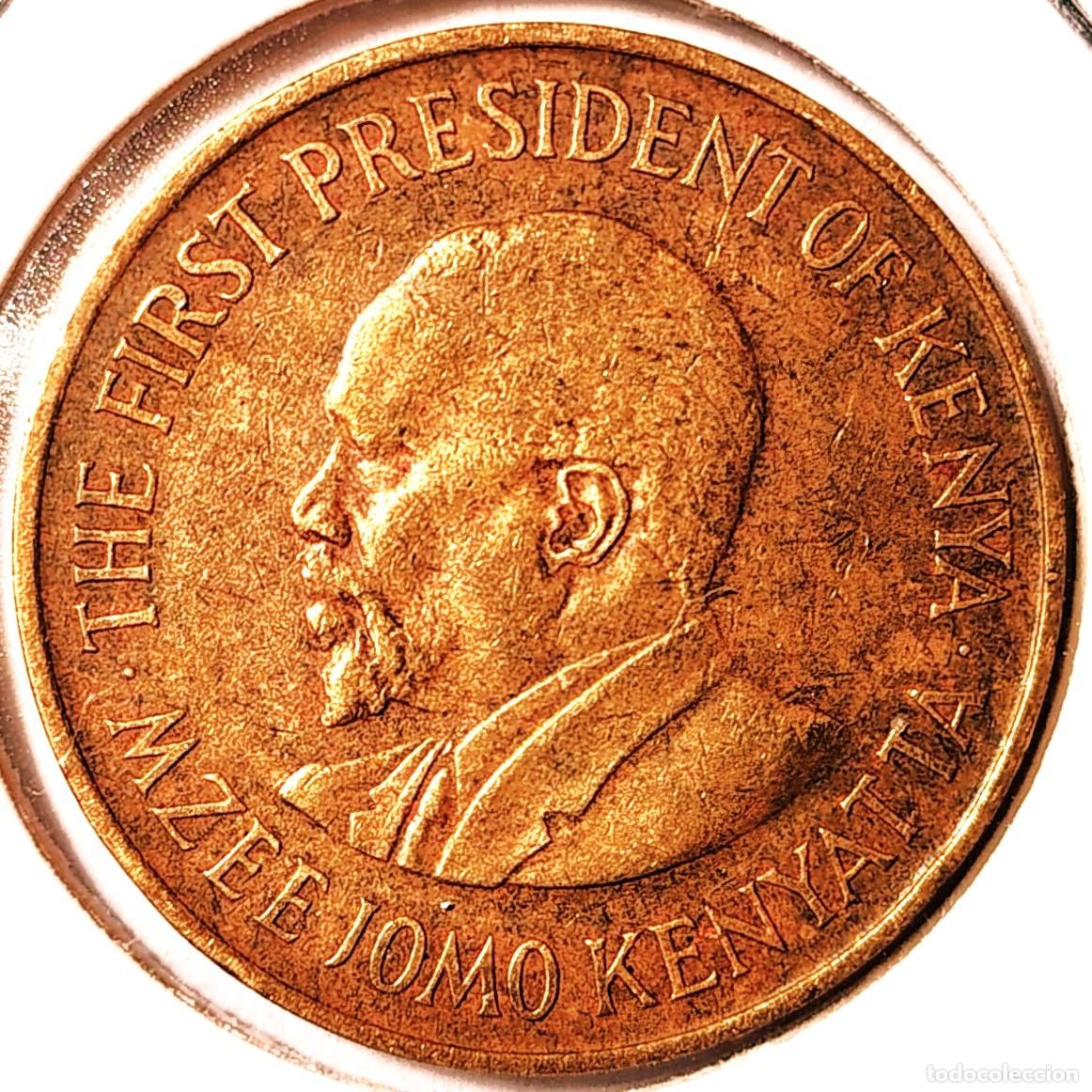 Monedas antiguas de &Aacute;frica: KENIA (1966-2018) - 5 CENTAVOS 1969 - A - 5,70 GR. NICKEL-LATON - DIAMETRO 25,50 mm - KM#10 - MB