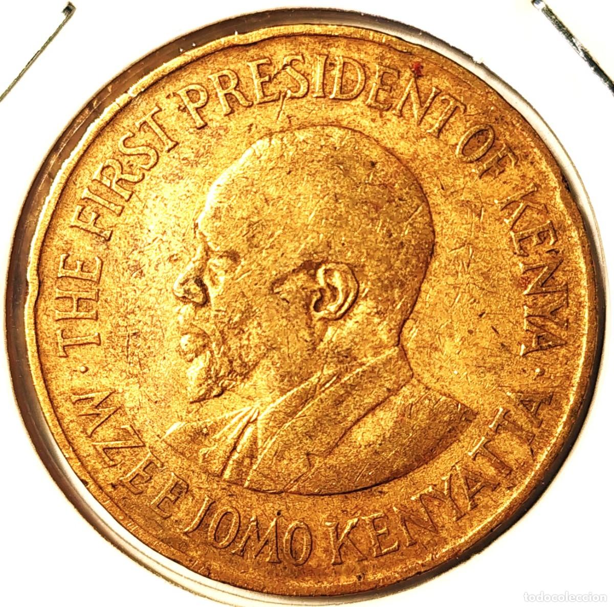 Monedas antiguas de &Aacute;frica: KENIA (1966-2018) - 10 CENTAVOS 1969 - A - 9 GR. NICKEL-BRONCE - DIAMETRO 30,80 mm - KM#11 - MB