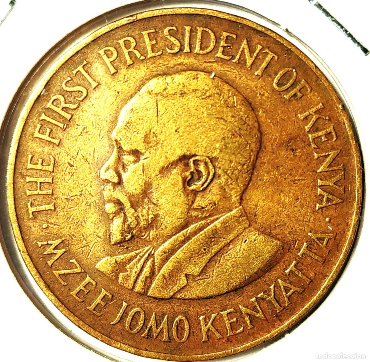 Monedas antiguas de &Aacute;frica: KENIA (1966-2018) - 10 CENTAVOS 1970 - A - 9 GR. NICKEL-BRONCE - DIAMETRO 30,80 mm - KM#11 - MB