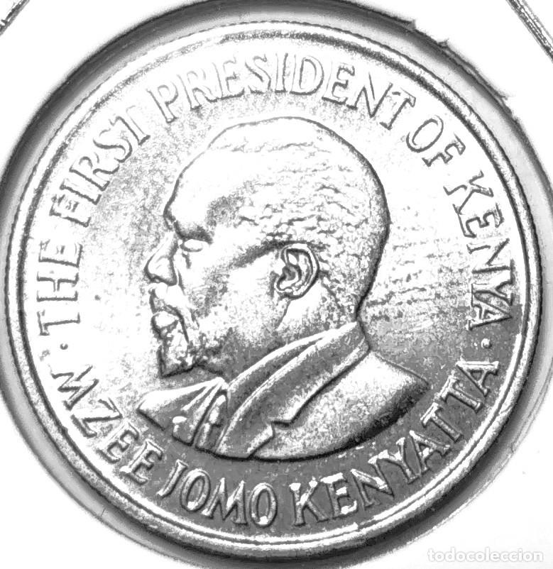 Alte M&uuml;nzen aus Afrika: KENIA (1966-2018) - 50 CENTAVOS 1974 - A - 4 GR. CUPRONIQUEL - DIAMETRO 21 mm - KM#13 - MB