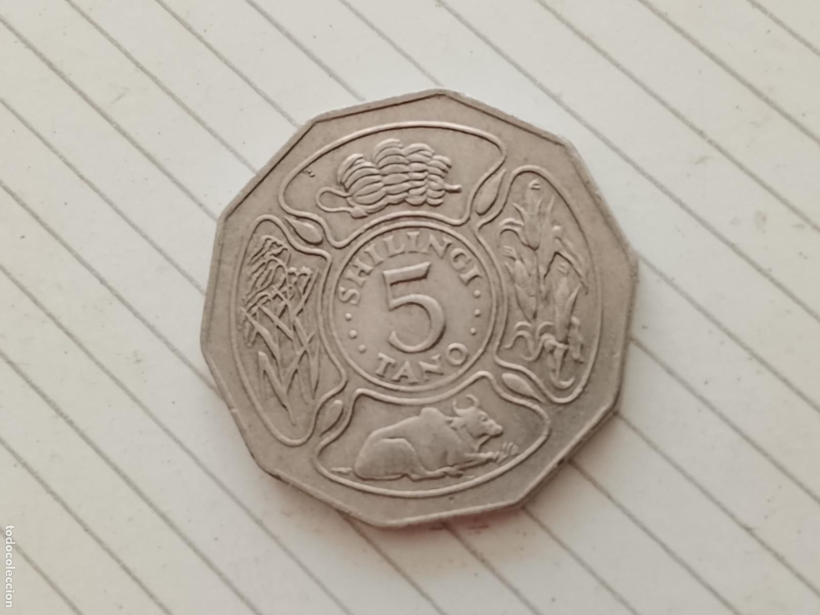 Monedas antiguas de &Aacute;frica: Tanzania 5 shilingi 1993