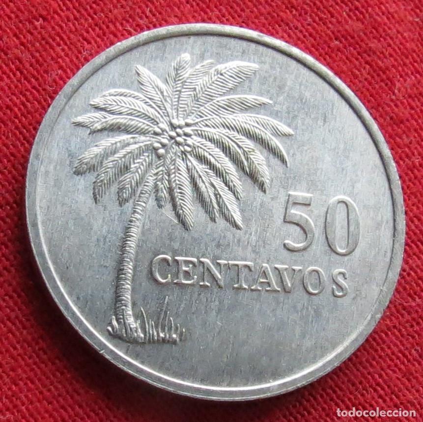 Monedas antiguas de &Aacute;frica: Guinea Bissau 50 centavos 1977 FAO f.a.o.