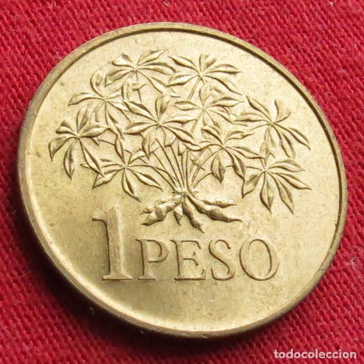 Monedas antiguas de &Aacute;frica: Guinea Bissau 1 peso 1977 FAO f.a.o.