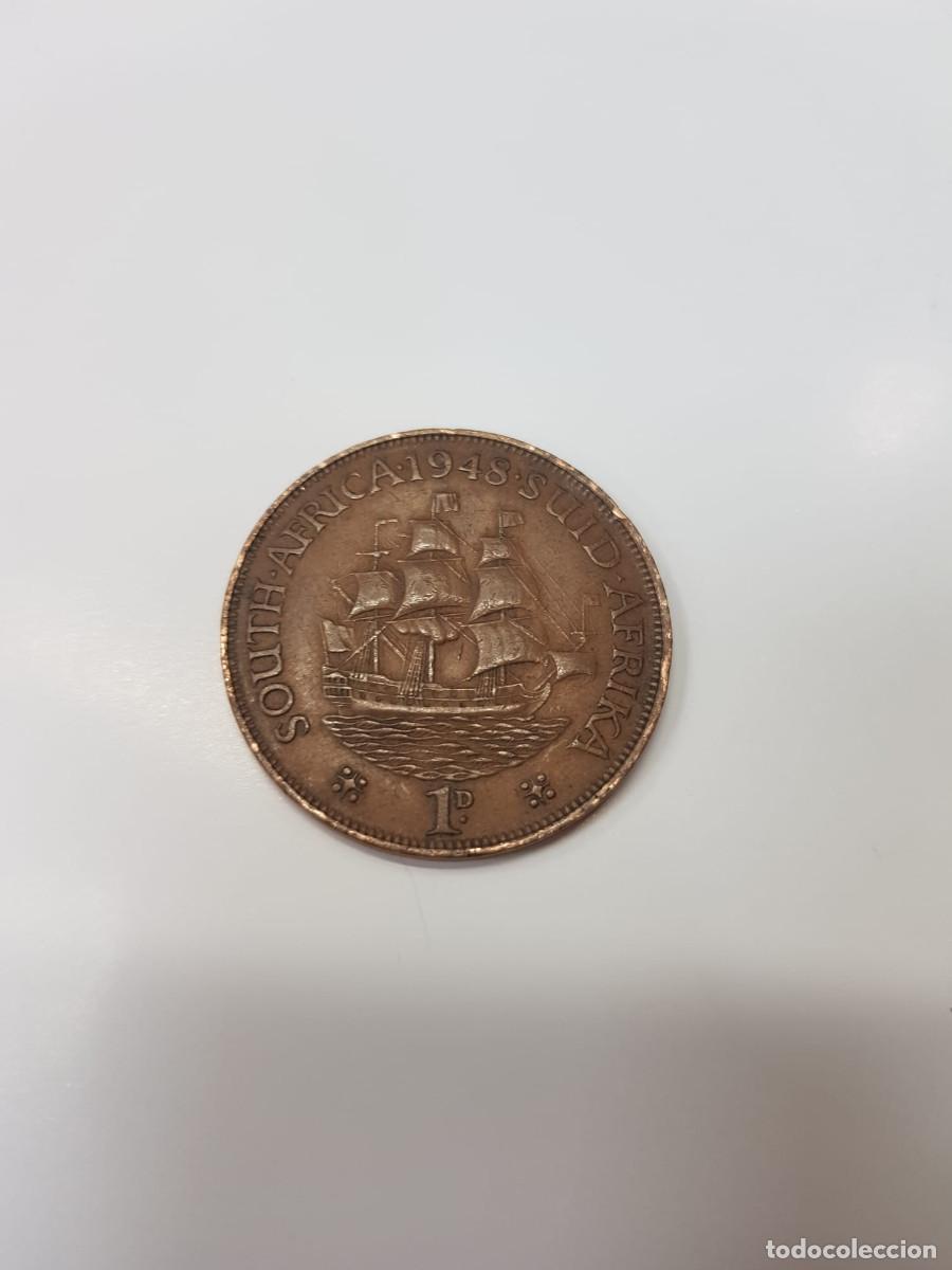 Monedas antiguas de &Aacute;frica: SUDAFRICA- 1 PENIQUE/PENNY-1948