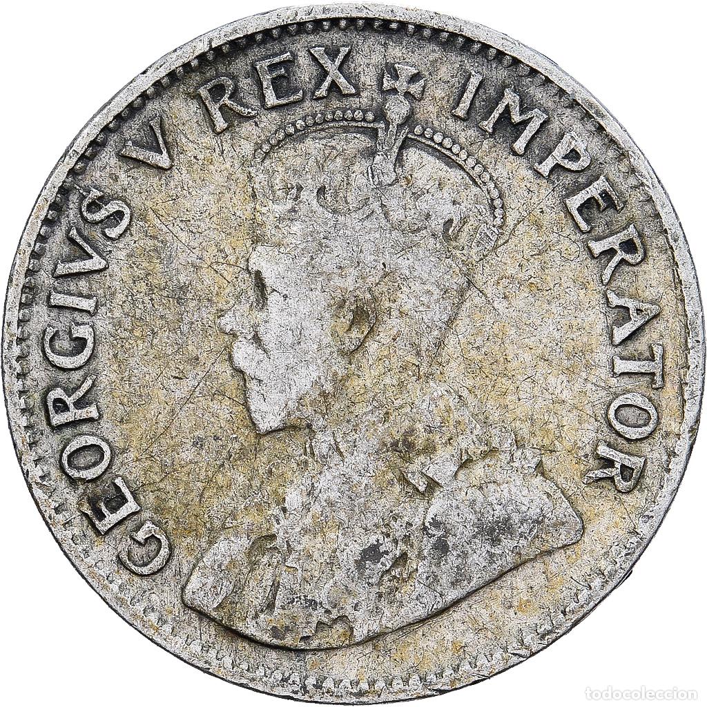 Monedas antiguas de &Aacute;frica: [#1252536] Sud&aacute;frica, George V, 3 Pence, 1933, Pretoria, Plata, BC