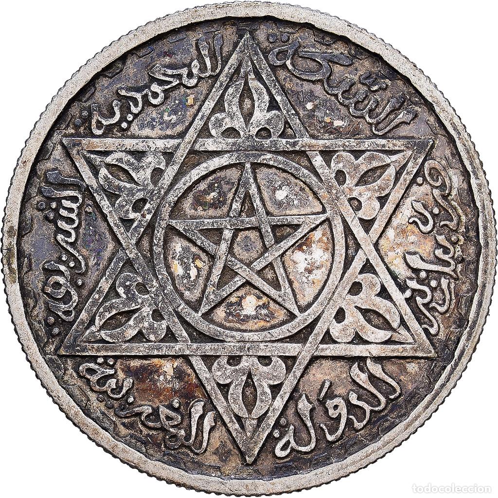 Monedas antiguas de &Aacute;frica: [#1252532] Marruecos, 100 Francs, 1372/1953, Paris, Plata, BC+