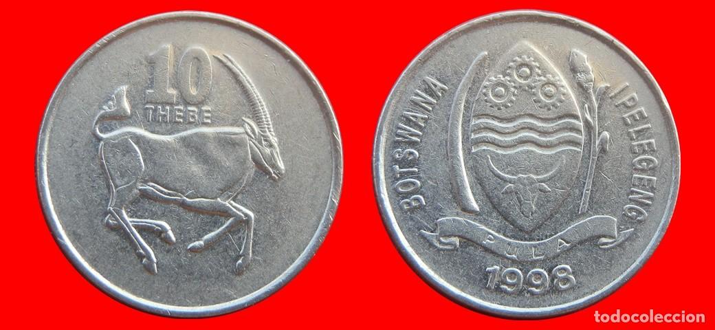 Monedas antiguas de &Aacute;frica: 10 THEBE 1998 BOTSWANA-154940