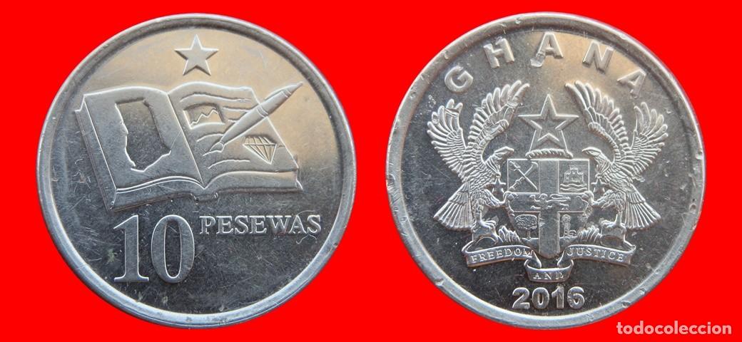 Monedas antiguas de &Aacute;frica: 10 PESEWAS 2016 GHANA-154942