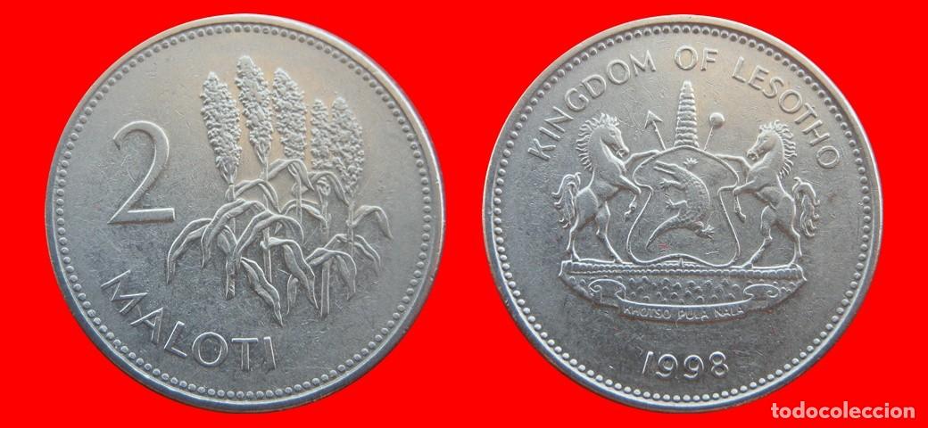 Monedas antiguas de &Aacute;frica: 2 MALOTI 1998 LESOTHO-154948