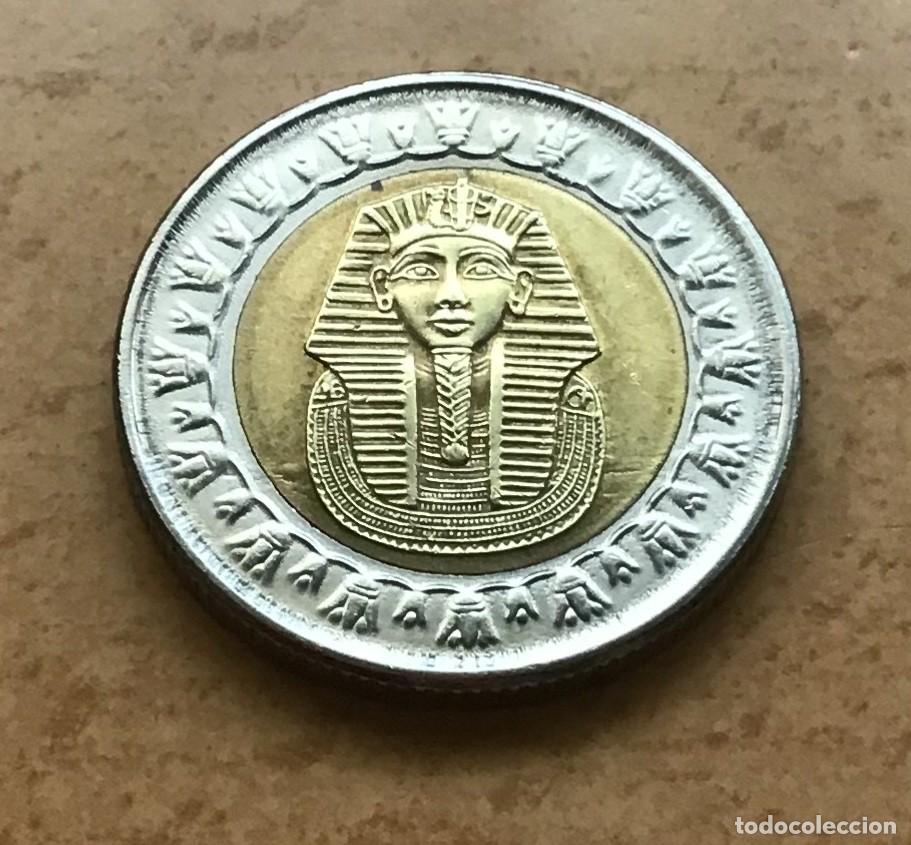 Monedas antiguas de &Aacute;frica: 1 libra de Egipto. A&ntilde;o 2018 - Foto 2
