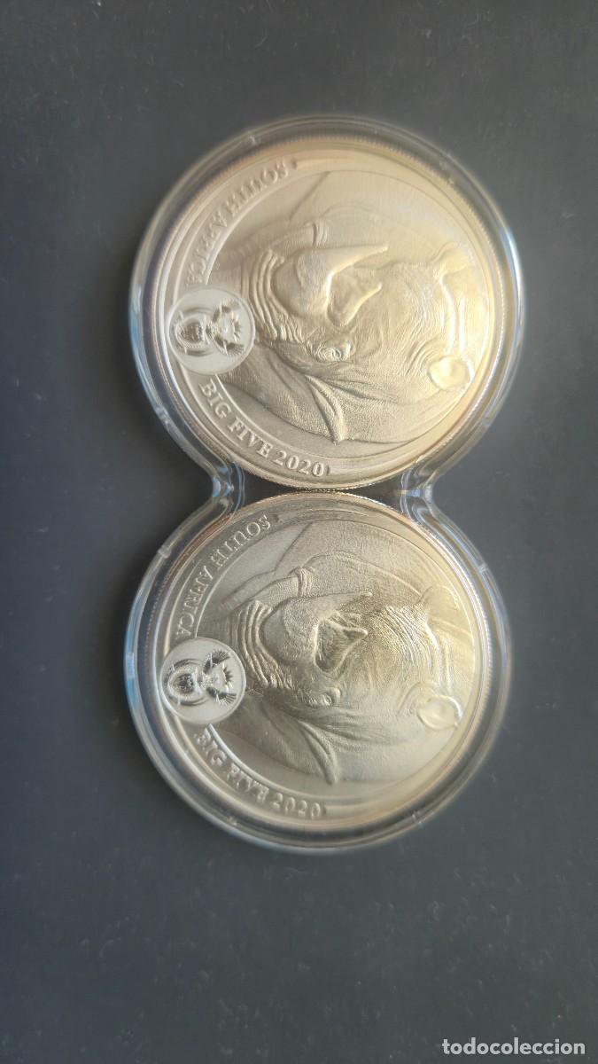 Monedas antiguas de &Aacute;frica: Silberm&uuml;nzen Afrika Five Rand