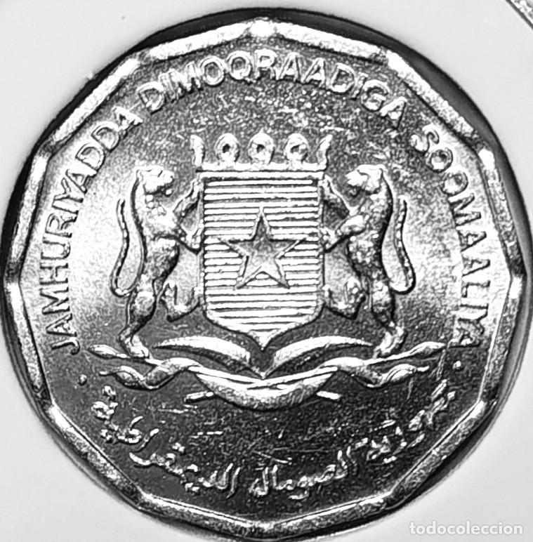 Monedas antiguas de &Aacute;frica: SOMALIA (1961-) - 5 SENTI 1976 - A - 0,90 GR. ALUMINIO - DIAMETRO 20 mm - MB - KM#24