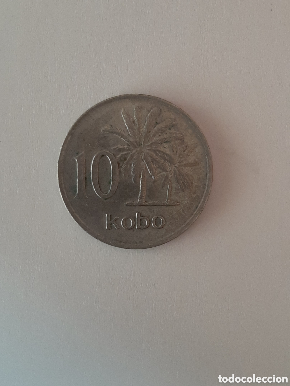 Monedas antiguas de &Aacute;frica: NIGERIA REPUBLICA FEDERAL 10 KOBO 1976