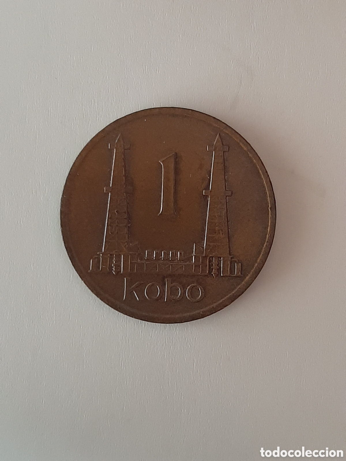 Monedas antiguas de &Aacute;frica: NIGERIA REPUBLICA FEDERAL 1 KOBO 1973