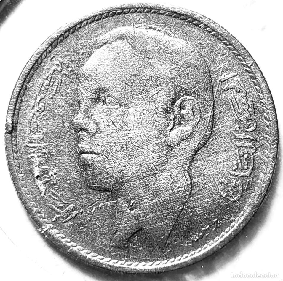 Moedas antigas de &Aacute;frica: MARRUECOS (1960-2021) - 1 DIRHAM AH1389 (1969) - REY HASSAN II - A - 6 GR. NIQUEL - DIAM 24 mm Y#56