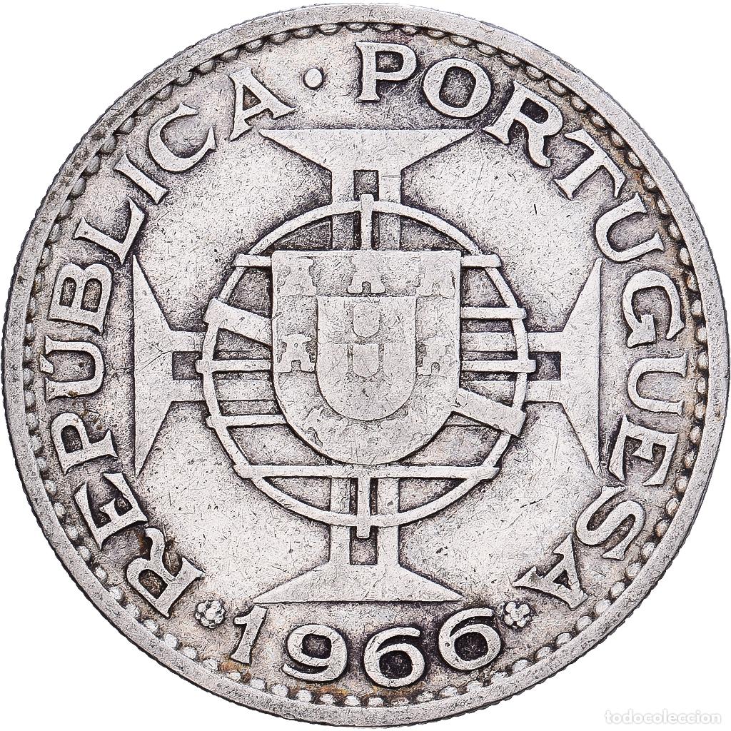 Monedas antiguas de &Aacute;frica: [#1552087] Mozambique, 20 Escudos, 1966, Plata, MBC, KM:80a