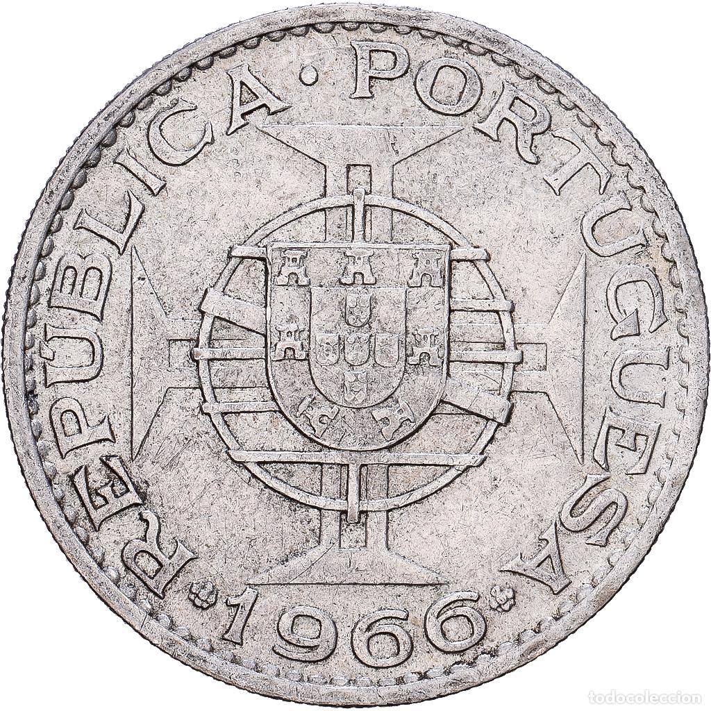 Monedas antiguas de &Aacute;frica: [#1552088] Mozambique, 20 Escudos, 1966, Plata, MBC+, KM:80a