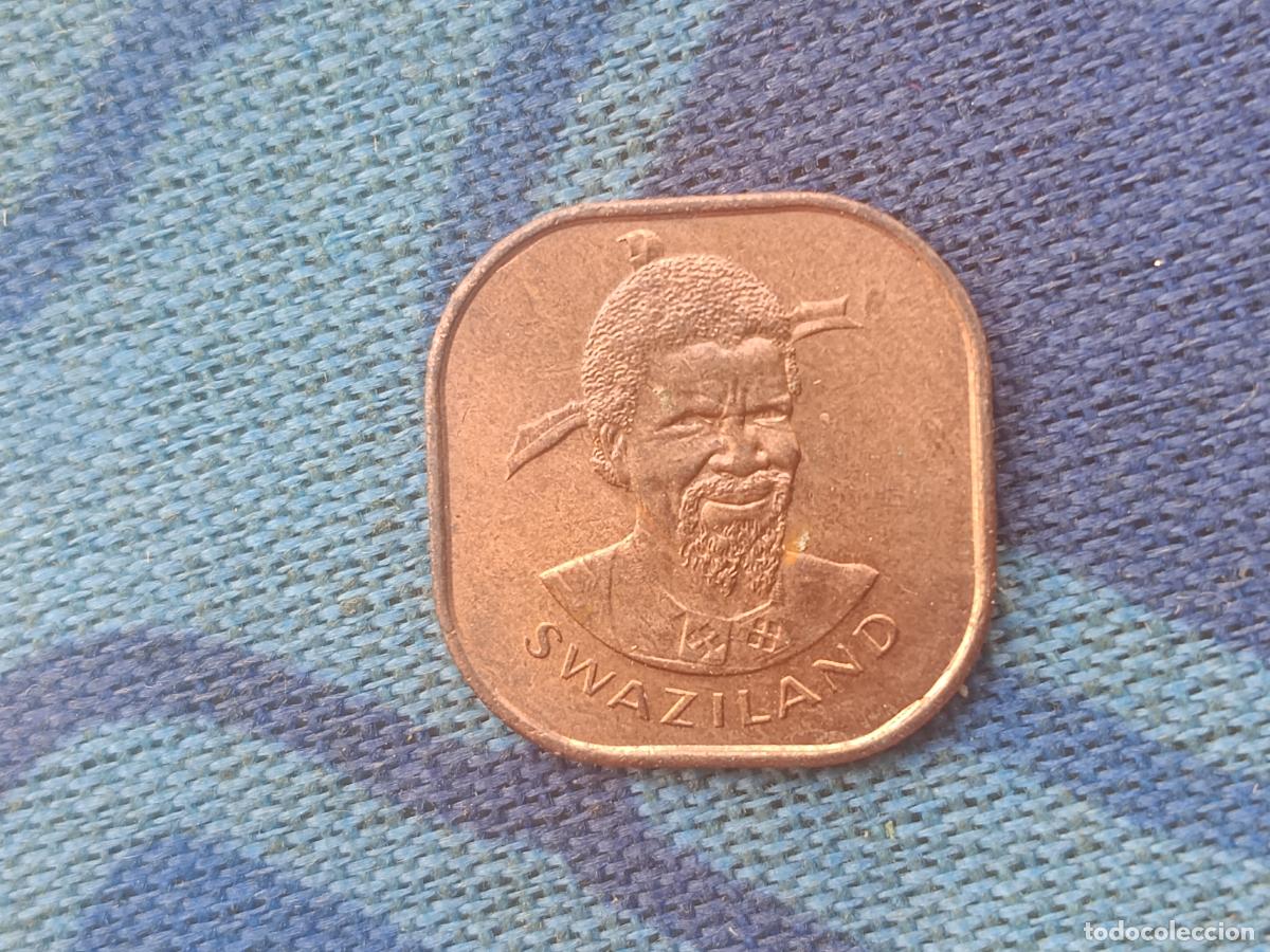 Monedas antiguas de &Aacute;frica: ESUATINI (SWAZILANDIA) (1968-1985) - 2 CENTAVOS 1975 - REY SHOBUZA II