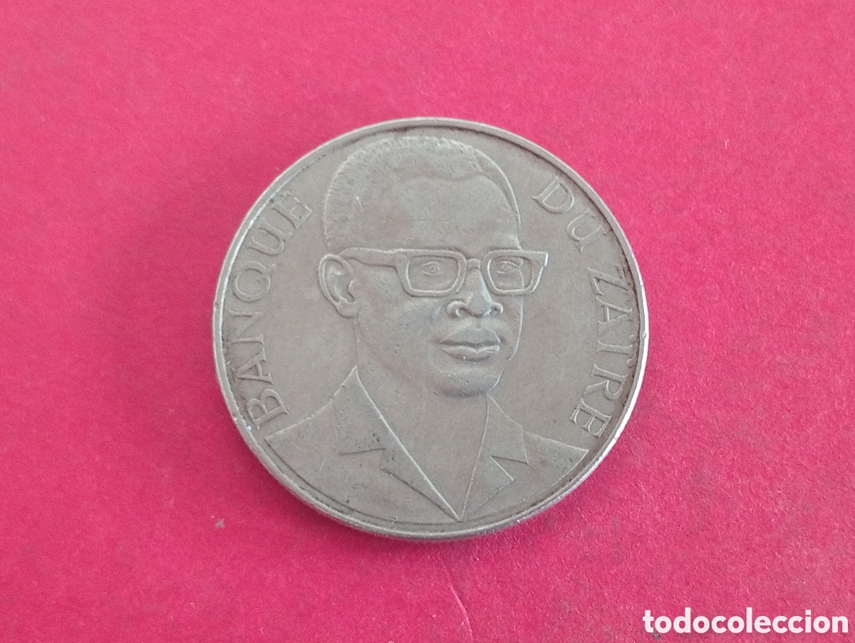 Monedas antiguas de &Aacute;frica: 10 makuta de Zaire 1975