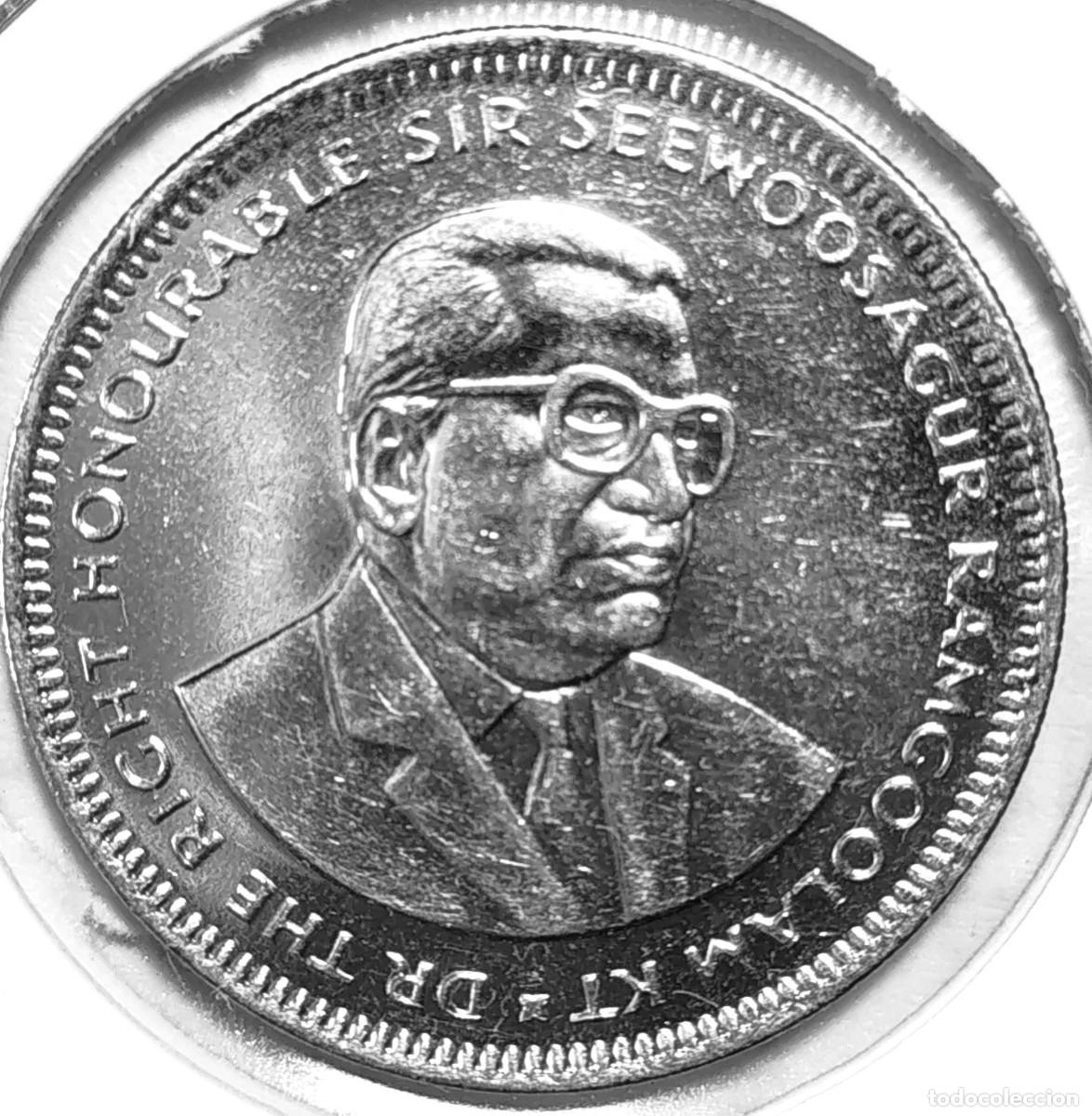 Monedas antiguas de &Aacute;frica: MAURICIO (1987-) - 1 RUPIA 2005 - A - 7,50 GR. CUPRONIQUEL - DIAMETRO 26,60 mm - MB - KM#55