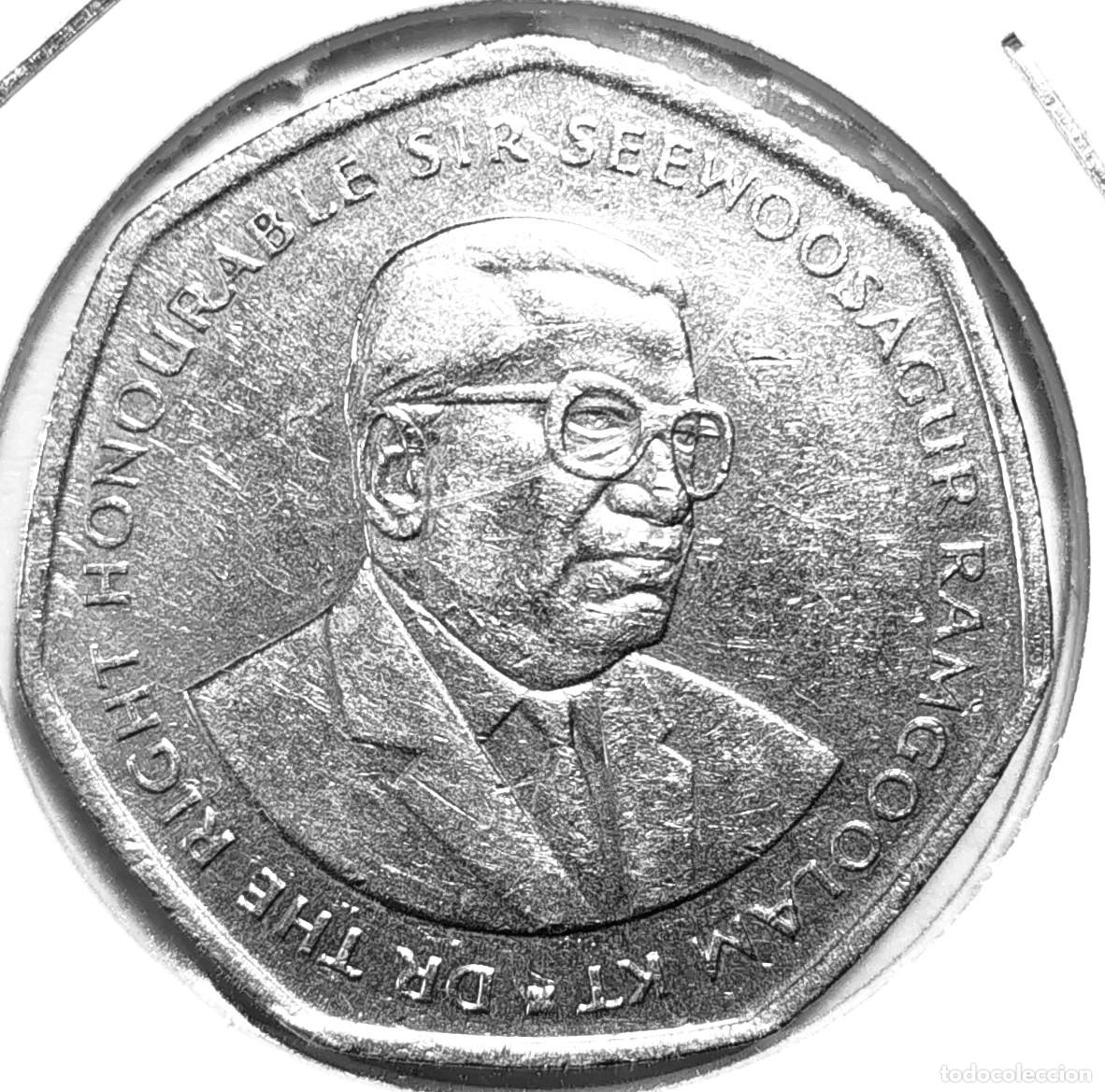 Monedas antiguas de &Aacute;frica: MAURICIO (1987-) - 10 RUPIAS 2000 - A - 10,10 GR. CUPRONIQUEL - DIAMETRO 28 mm - MB - KM#61