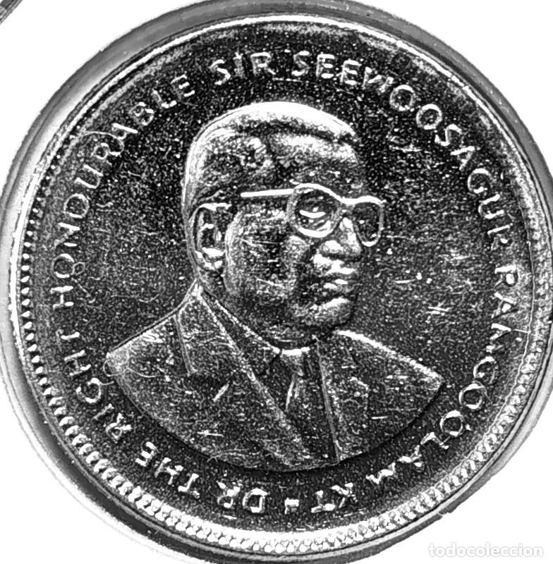 Monedas antiguas de &Aacute;frica: MAURICIO (1987-) - 20 CENTAVOS 2012 - A - 3 GR. ACERO NIQUELADO - DIAMETRO 19 mm - MB - KM#53