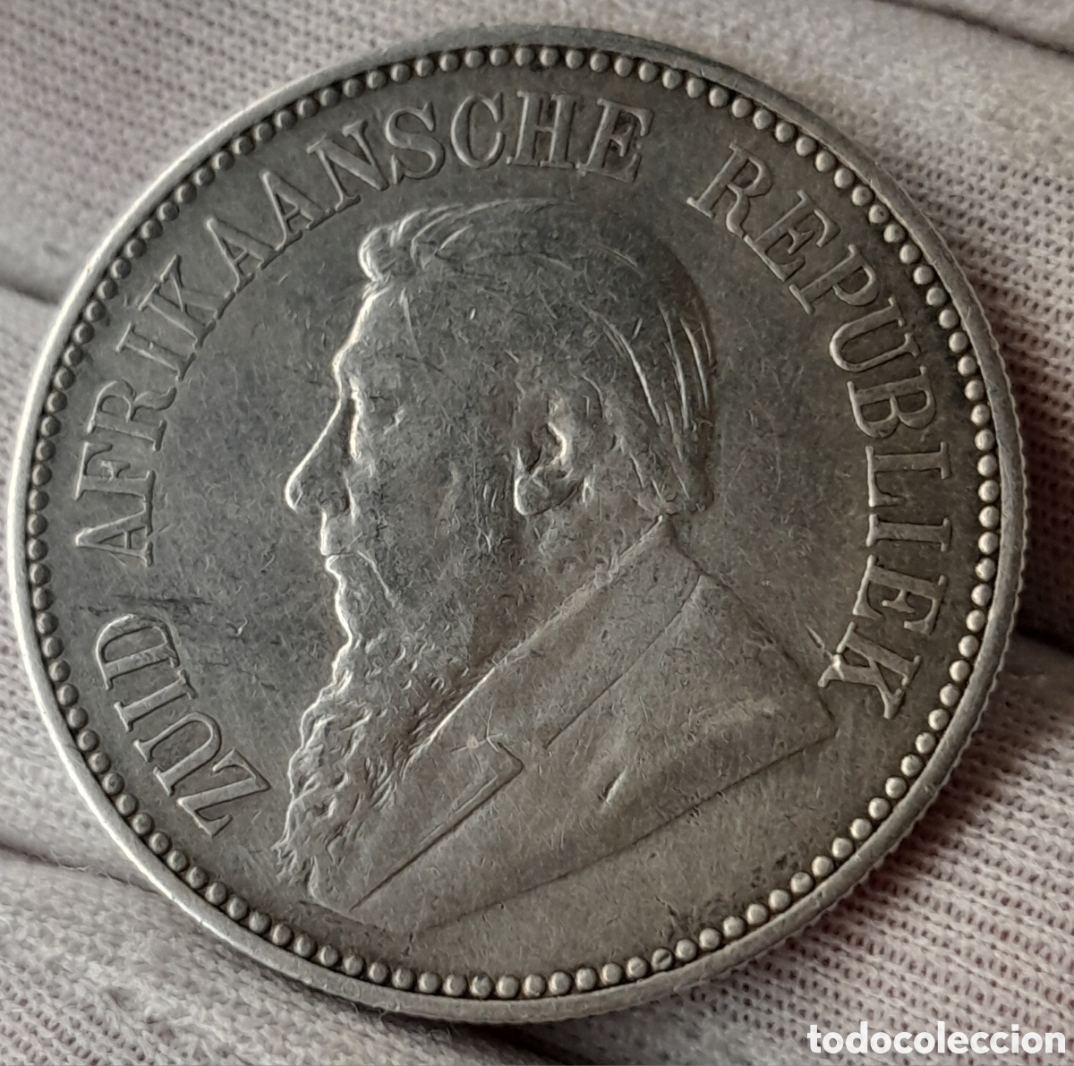 Monedas antiguas de &Aacute;frica: Sudafrica, 2 1/2 shillings 1896 (ZAR) - moneda plata