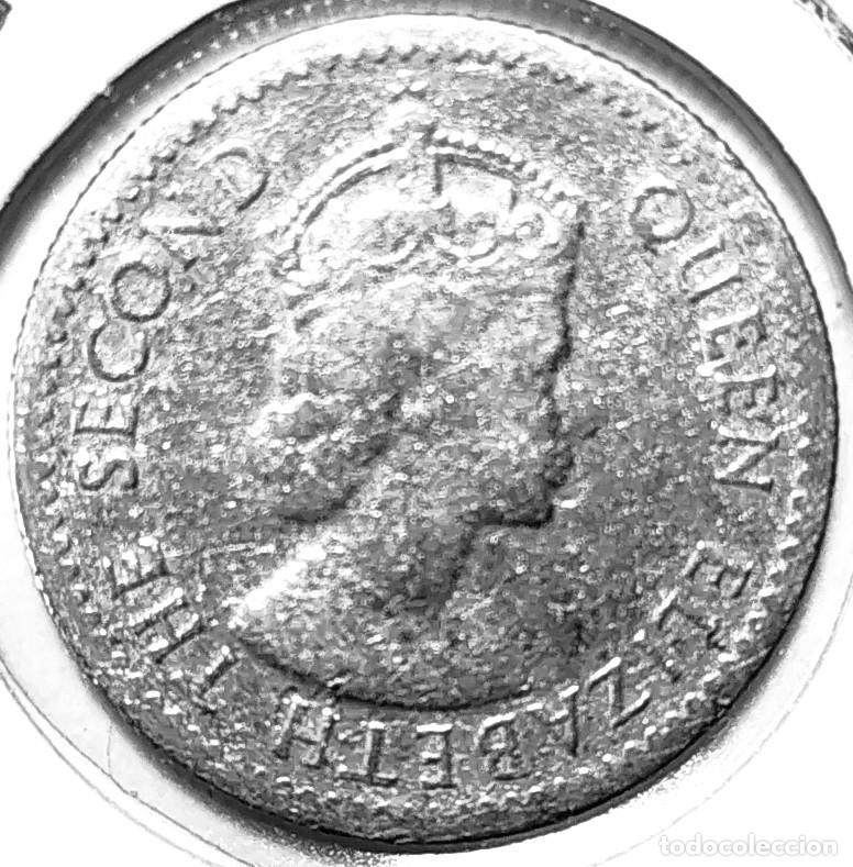 Monedas antiguas de &Aacute;frica: NIGERIA (1958-1973) - 6 PENIQUES 1959 - A - 2,50 GR. CUPRONIQUEL - DIAMETRO 17,80 mm - MB - KM#4