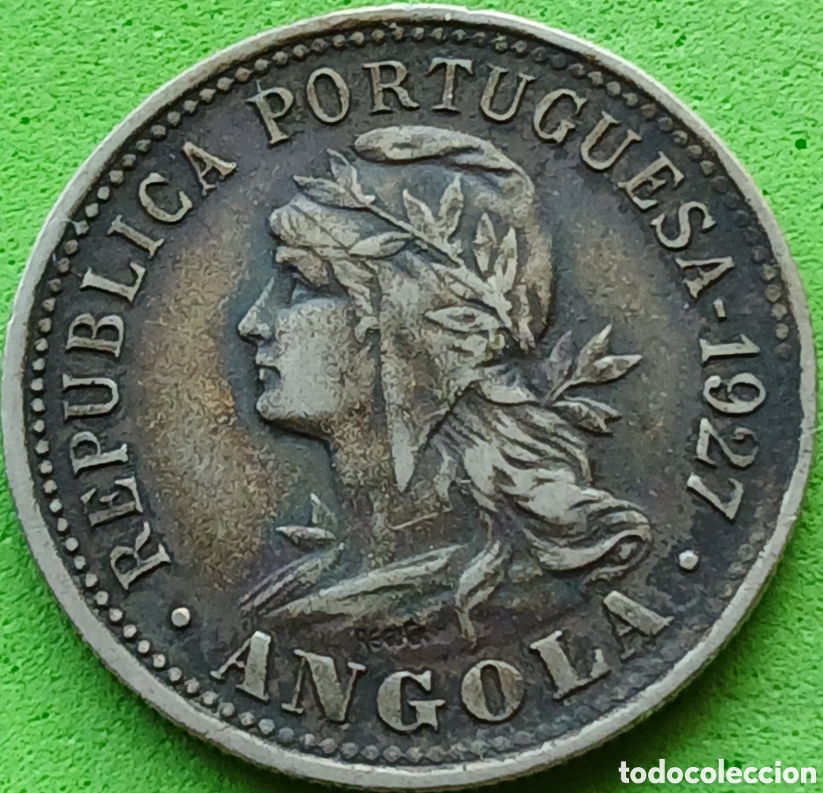 Monedas antiguas de &Aacute;frica: Angola 20 centavos 1927 km#68