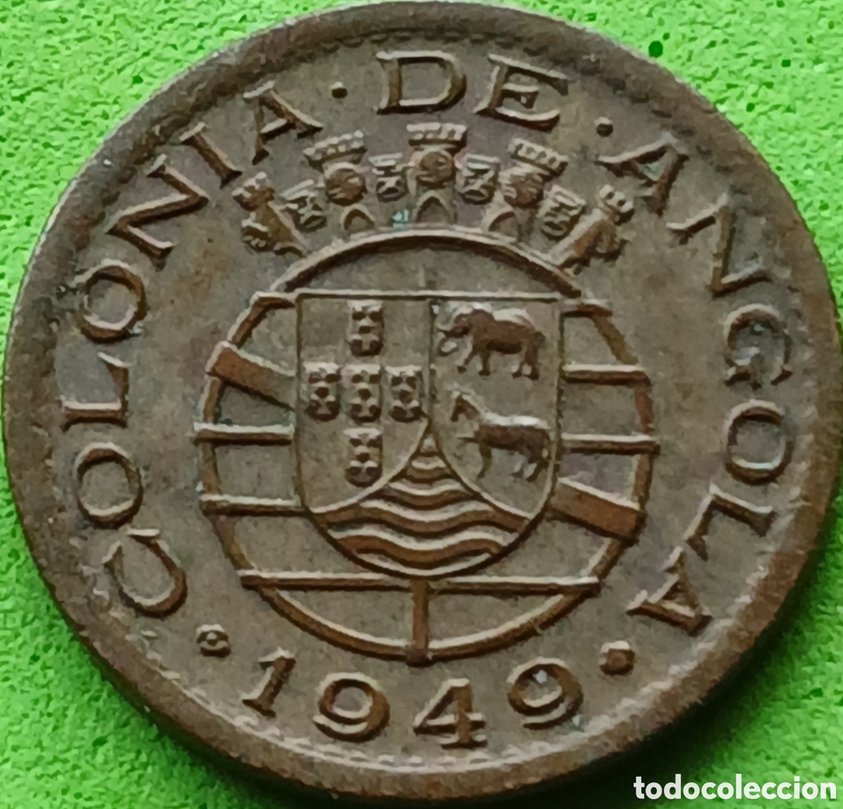 Monedas antiguas de &Aacute;frica: Angola 10 centavos 1949 km#70