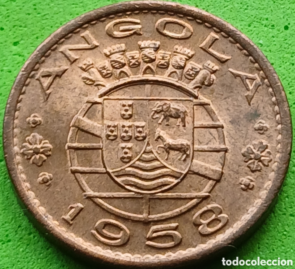 Monedas antiguas de &Aacute;frica: Angola 50 centavos 1958 km#75